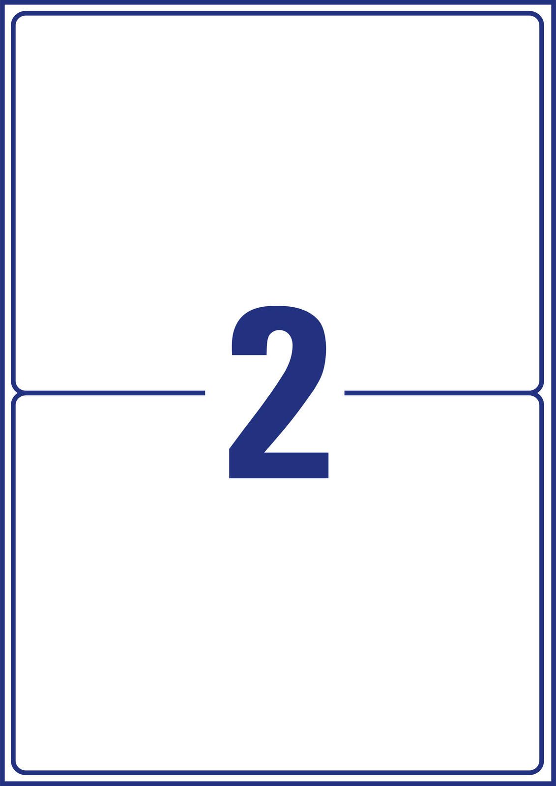 AVERY Zweckform Versandetiketten 8018-300 weiß 199,6 x 143,5 mm