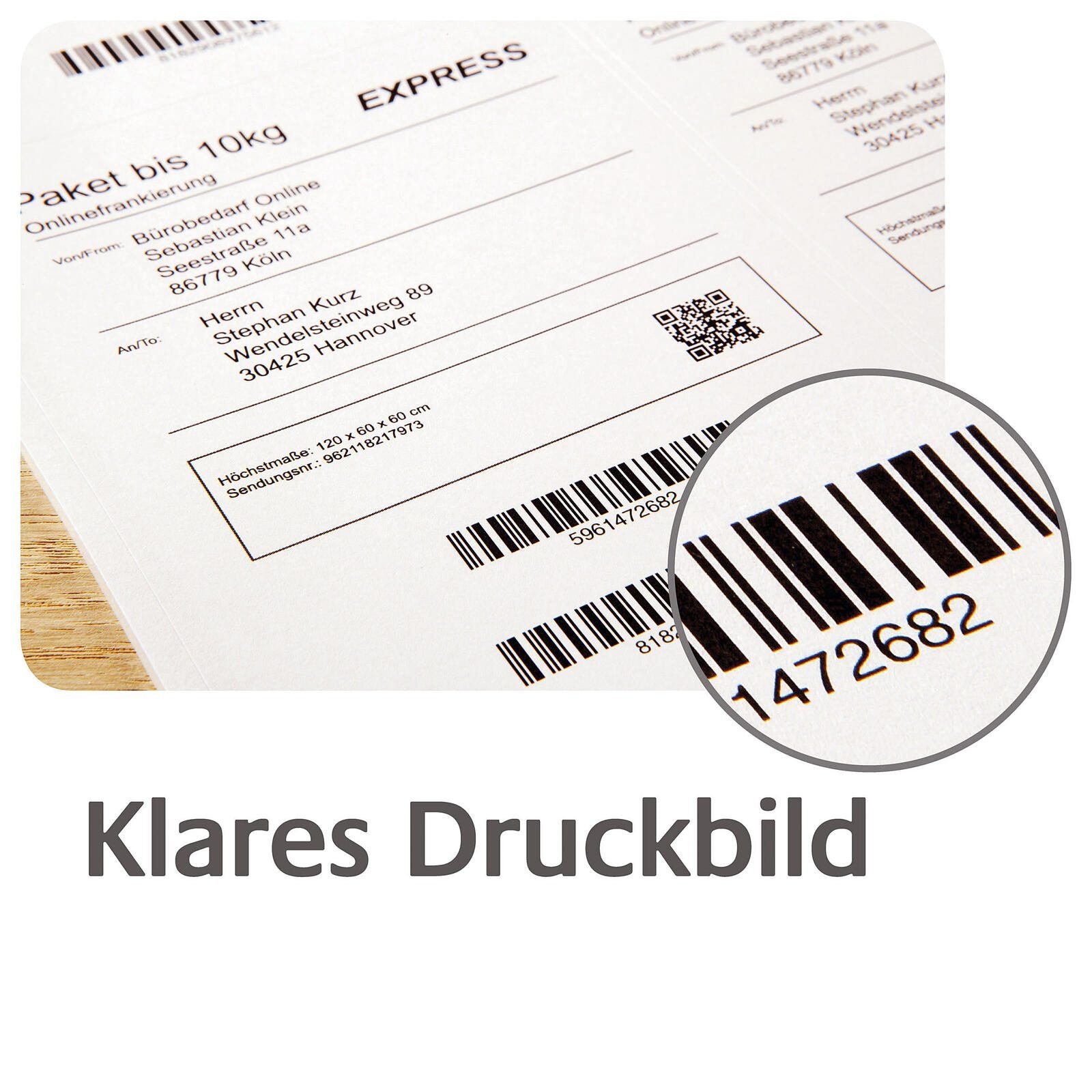 AVERY Zweckform Versandetiketten 8018-300 weiß 199,6 x 143,5 mm