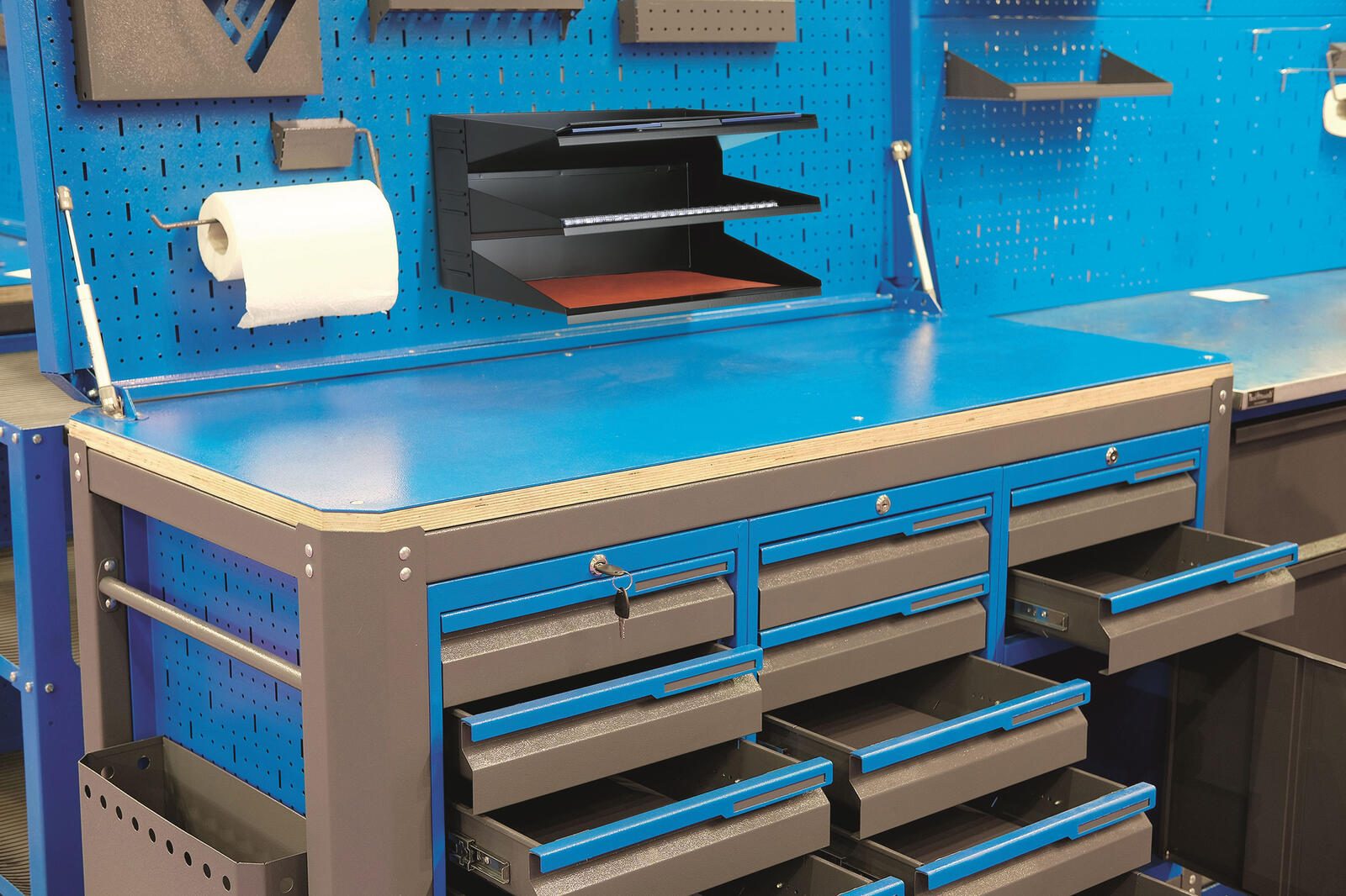 DURABLE Sortierstation DIN A4 quer 3-Fach schwarz