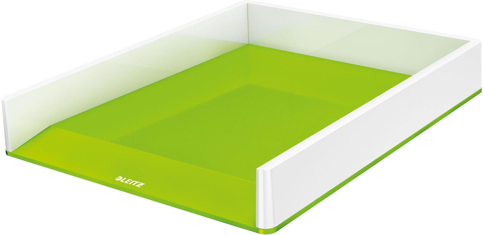 LEITZ Briefablage WOW Duo Colour DIN A4 perlweiß/grün