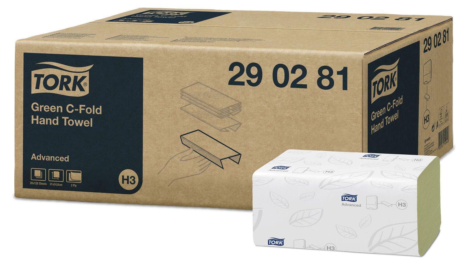 TORK Papierhandtücher H3 Advanced 2-lagig