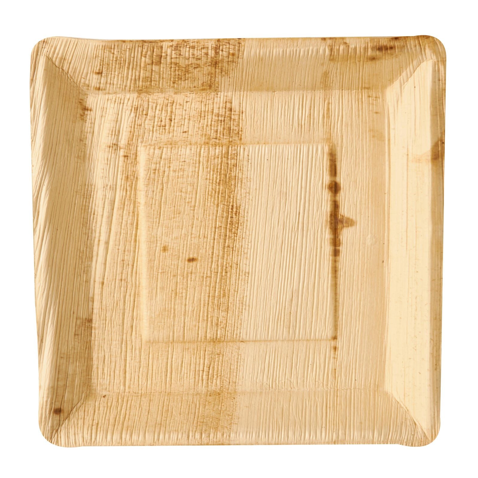 PAPSTAR pure Palmblatt-Teller natur