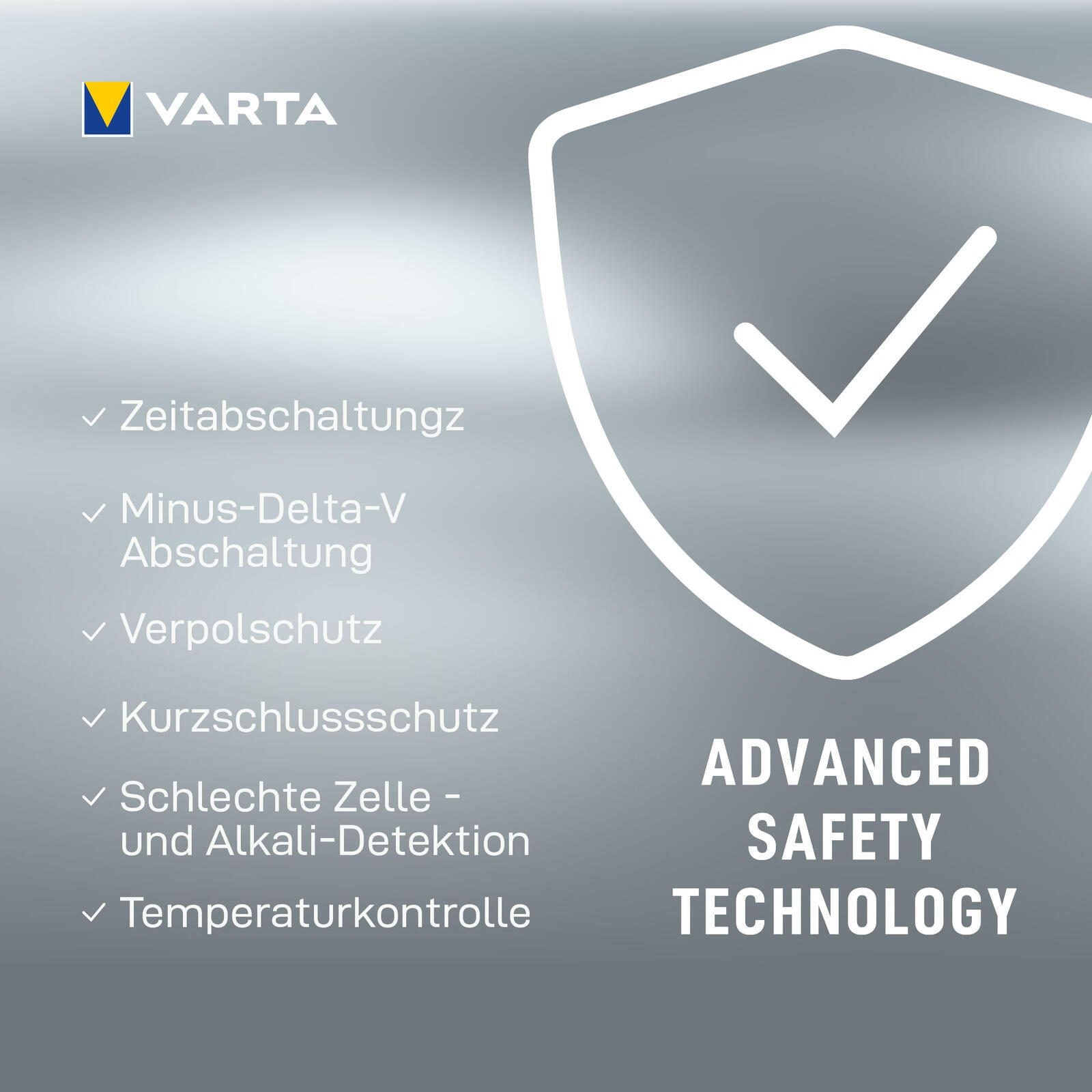 VARTA Akku-Schnellladegerät inkl. Akkus LCD ULTRA FAST CHARGER+