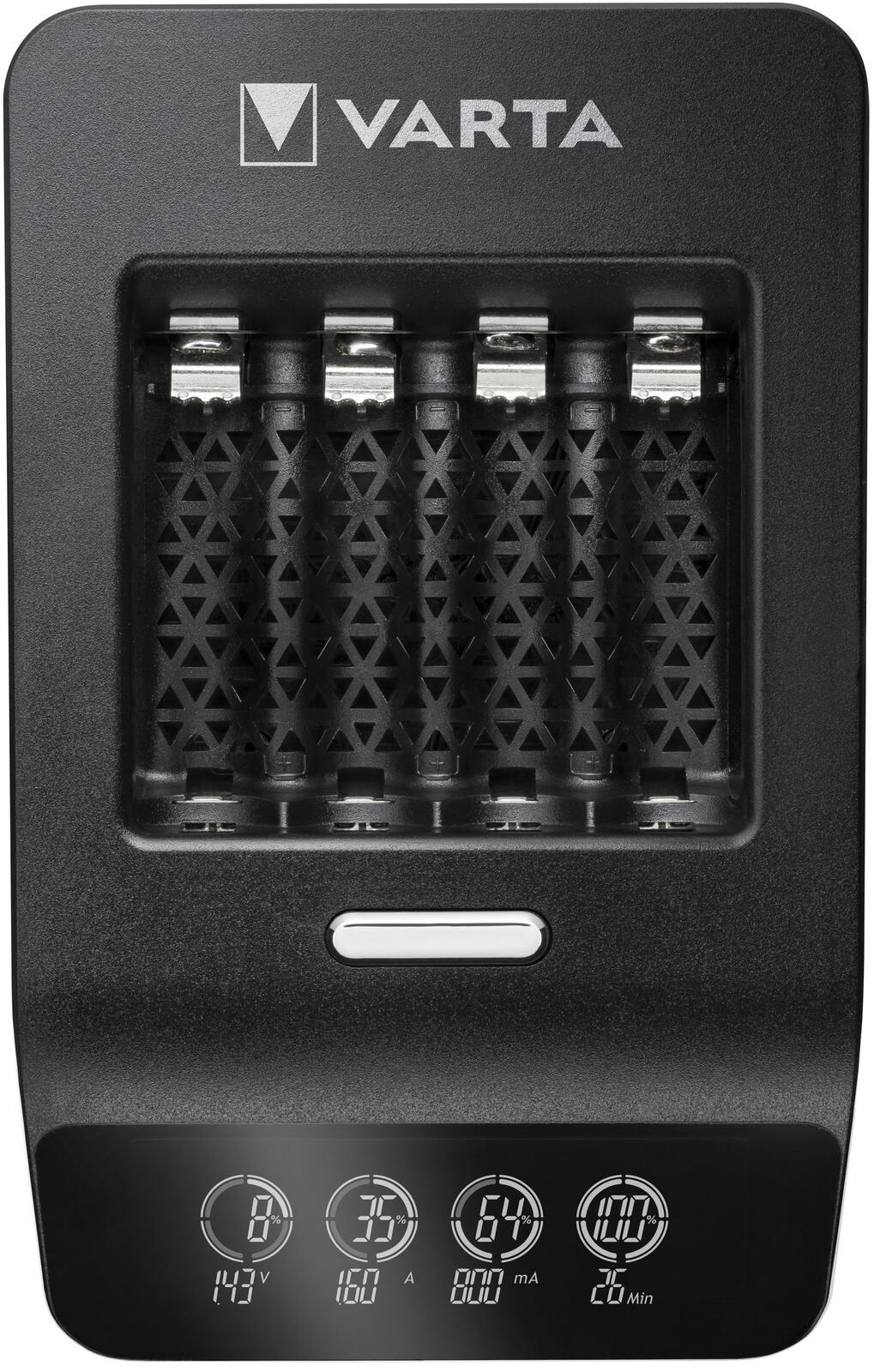 VARTA Akku-Schnellladegerät inkl. Akkus LCD ULTRA FAST CHARGER+