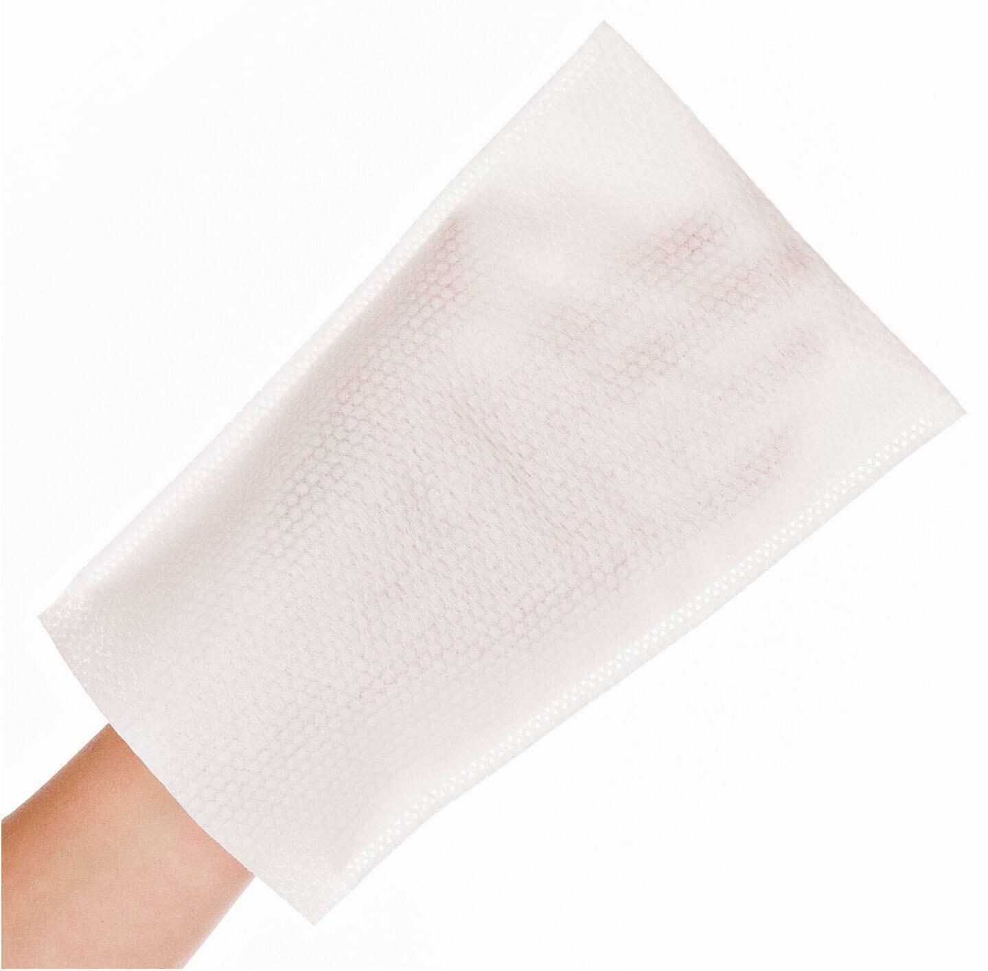 HYGOSTAR Einmal-Waschhandschuh SOFT Einheitsgröße weiß