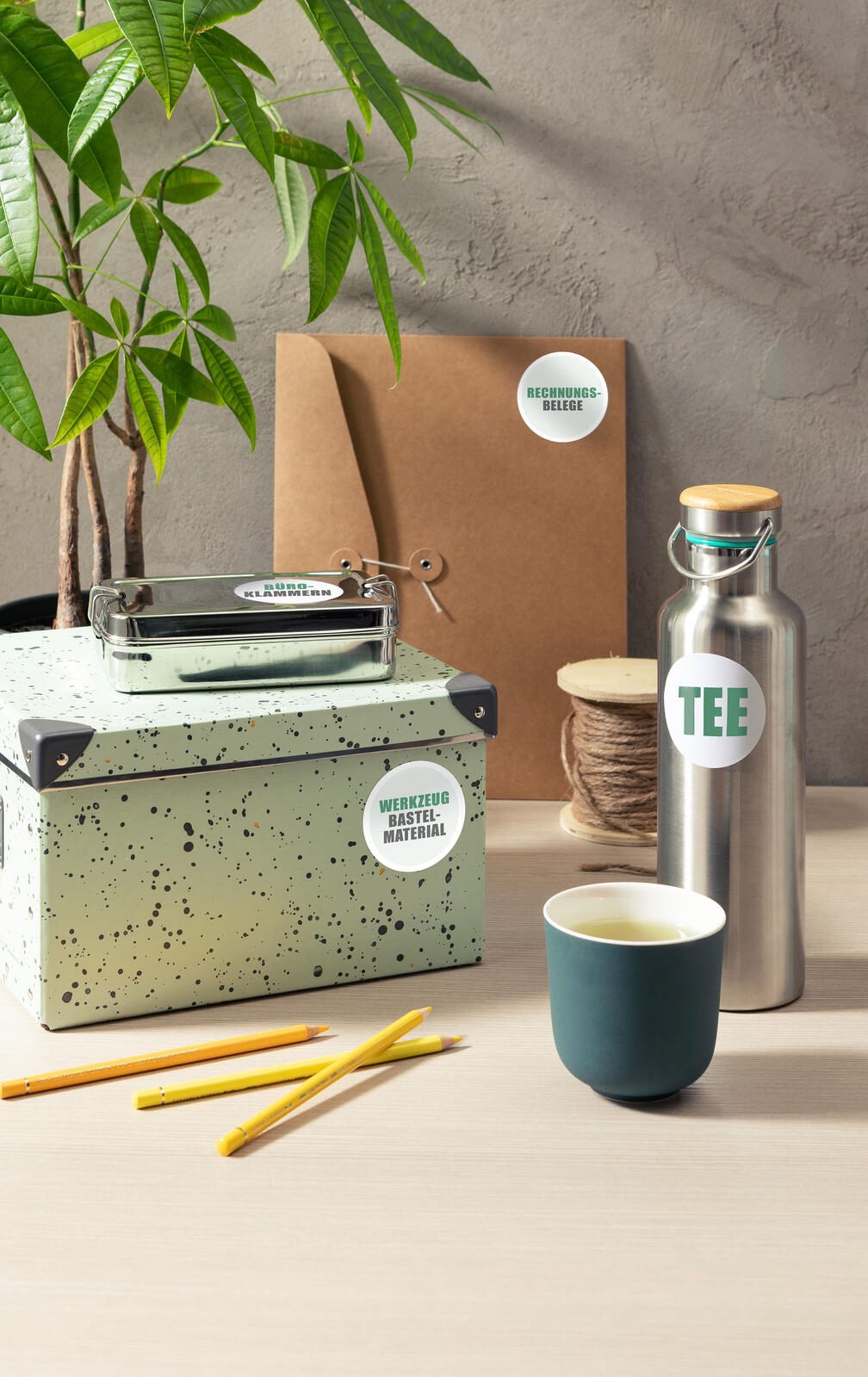 AVERY Zweckform Etiketten L3416-10 weiß 60,0 x 60,0 mm