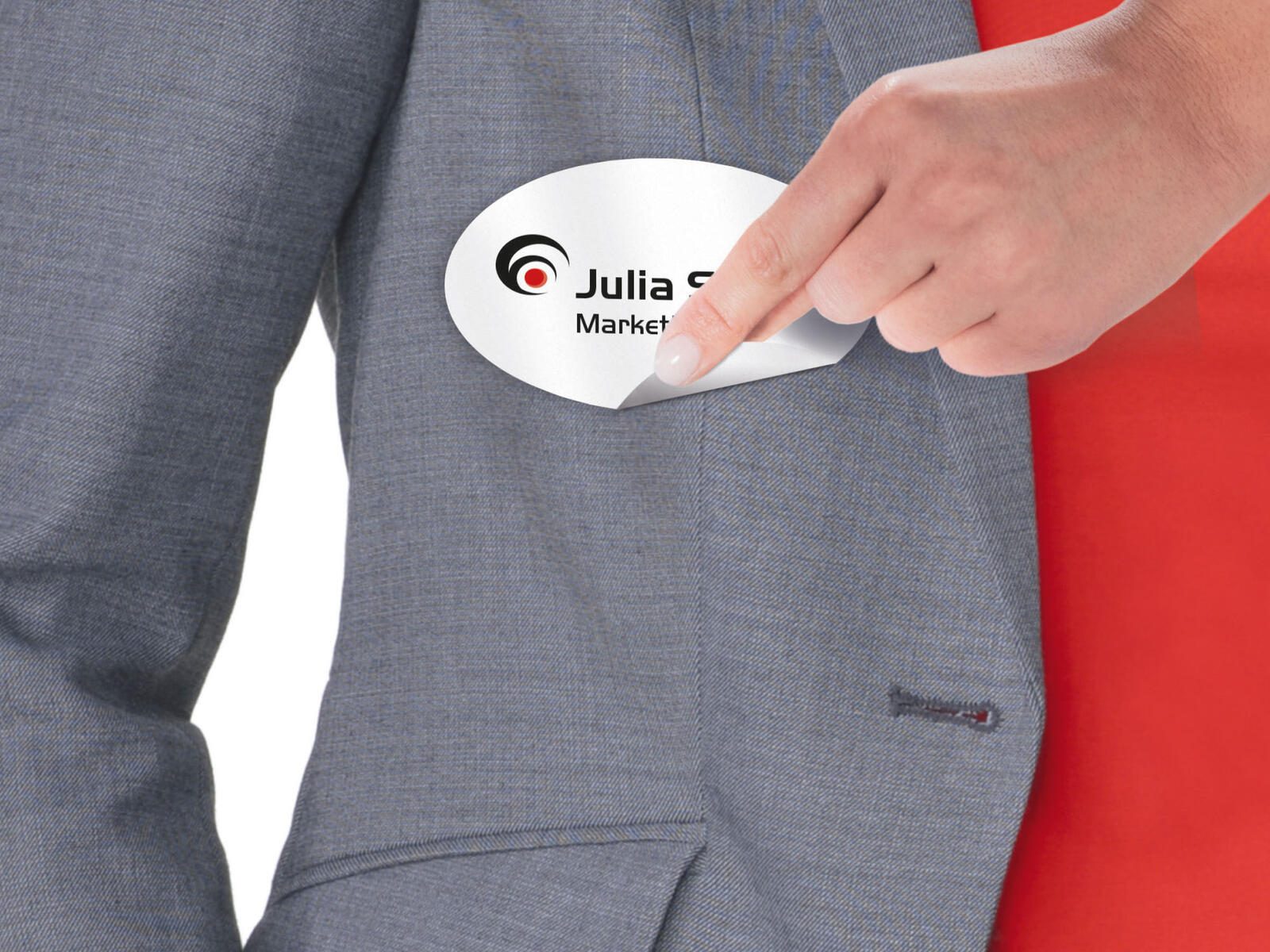 AVERY Zweckform Namensetiketten J4882-20 weiß 85,0 x 50,0 mm