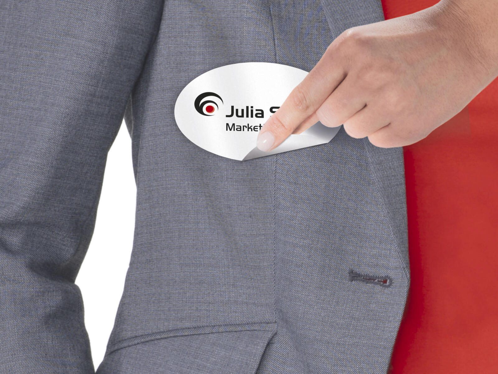 AVERY Zweckform Namensetiketten L4882-20 weiß 85,0 x 50,0 mm