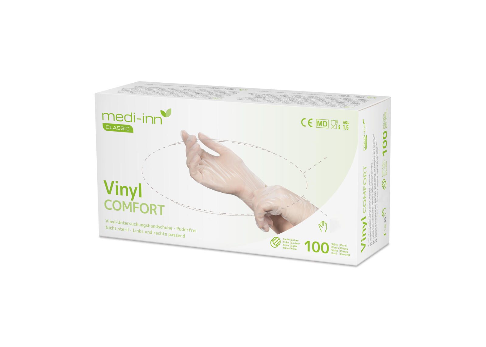PAPSTAR Einmalhandschuhe COMFORT M transparent