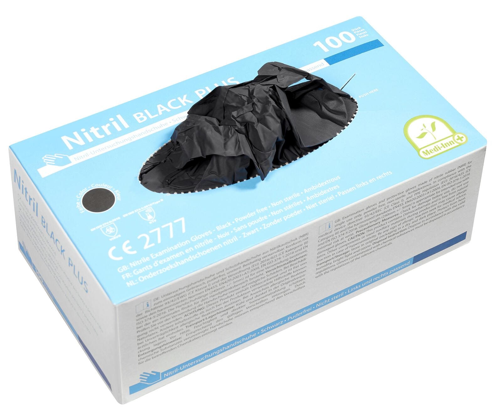 PAPSTAR Einmalhandschuhe black M schwarz