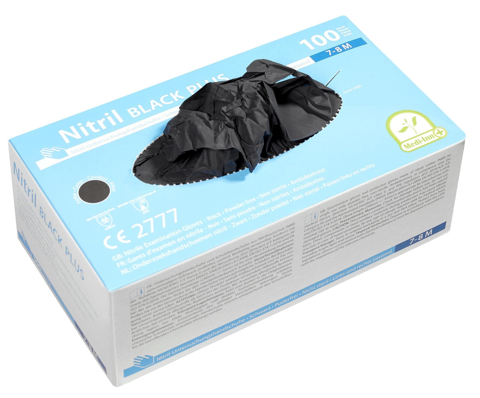 PAPSTAR Einmalhandschuhe black M schwarz