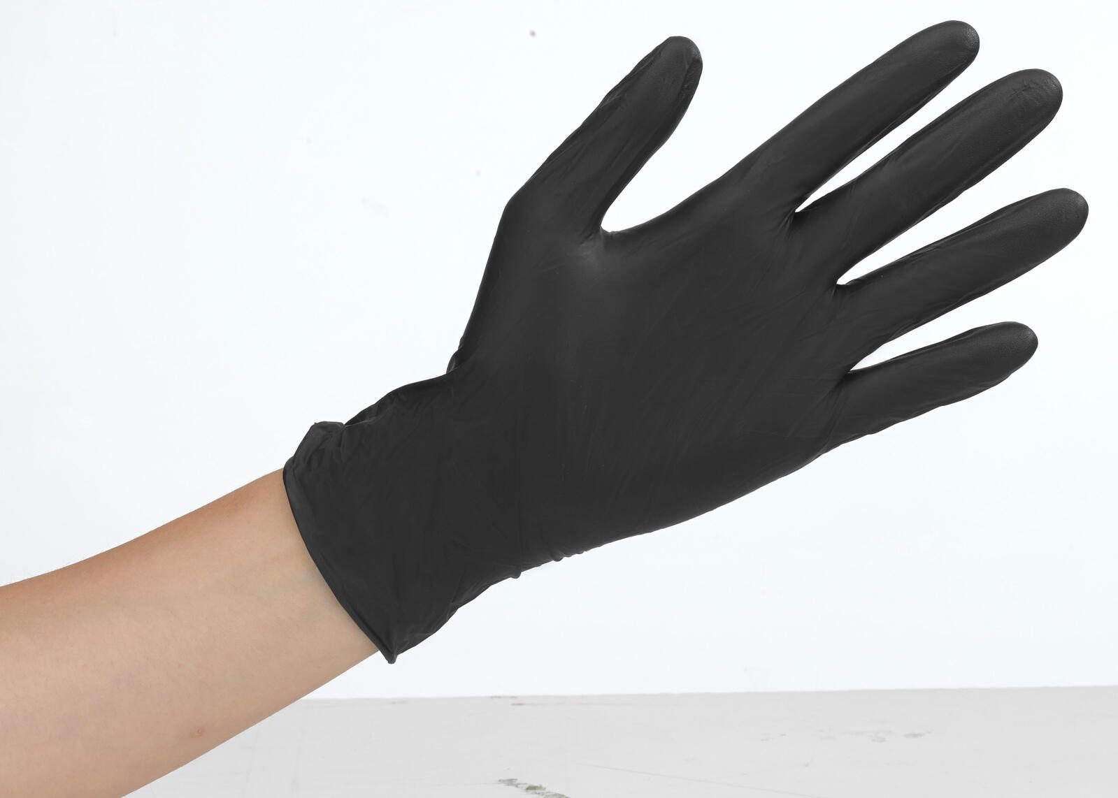 PAPSTAR Einmalhandschuhe black M schwarz
