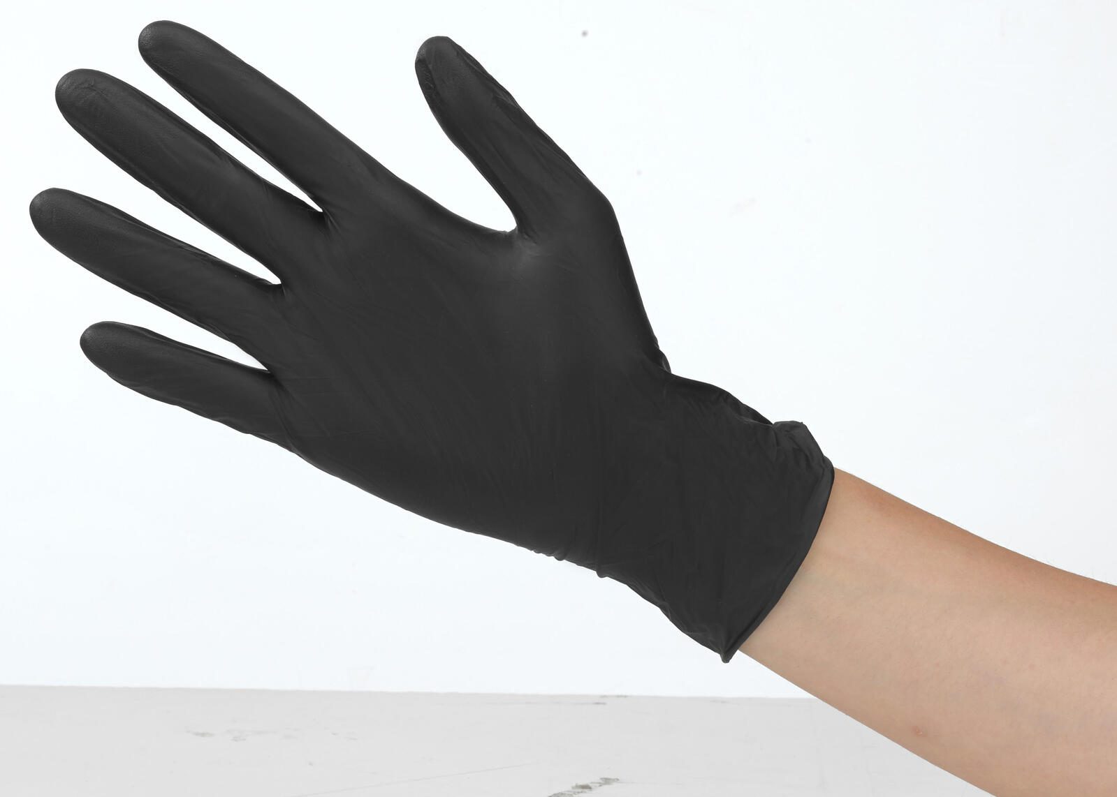 PAPSTAR Einmalhandschuhe black M schwarz