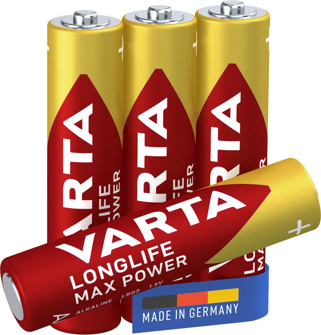 VARTA Batterien LONGLIFE Max Power Micro AAA 1.5 V
