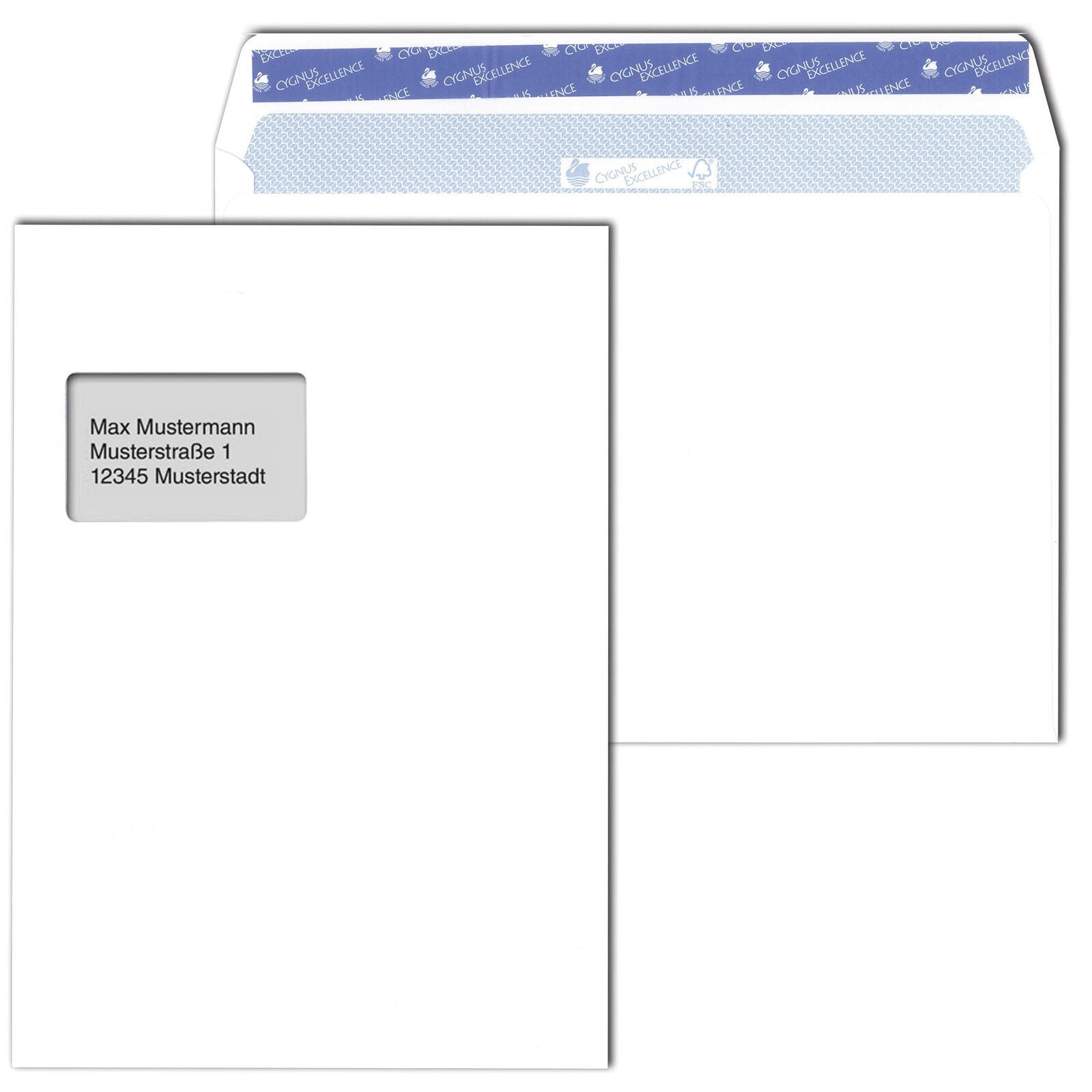 MAILmedia Cygnus Excellence® Versandtaschen DIN C4 hochweiß
