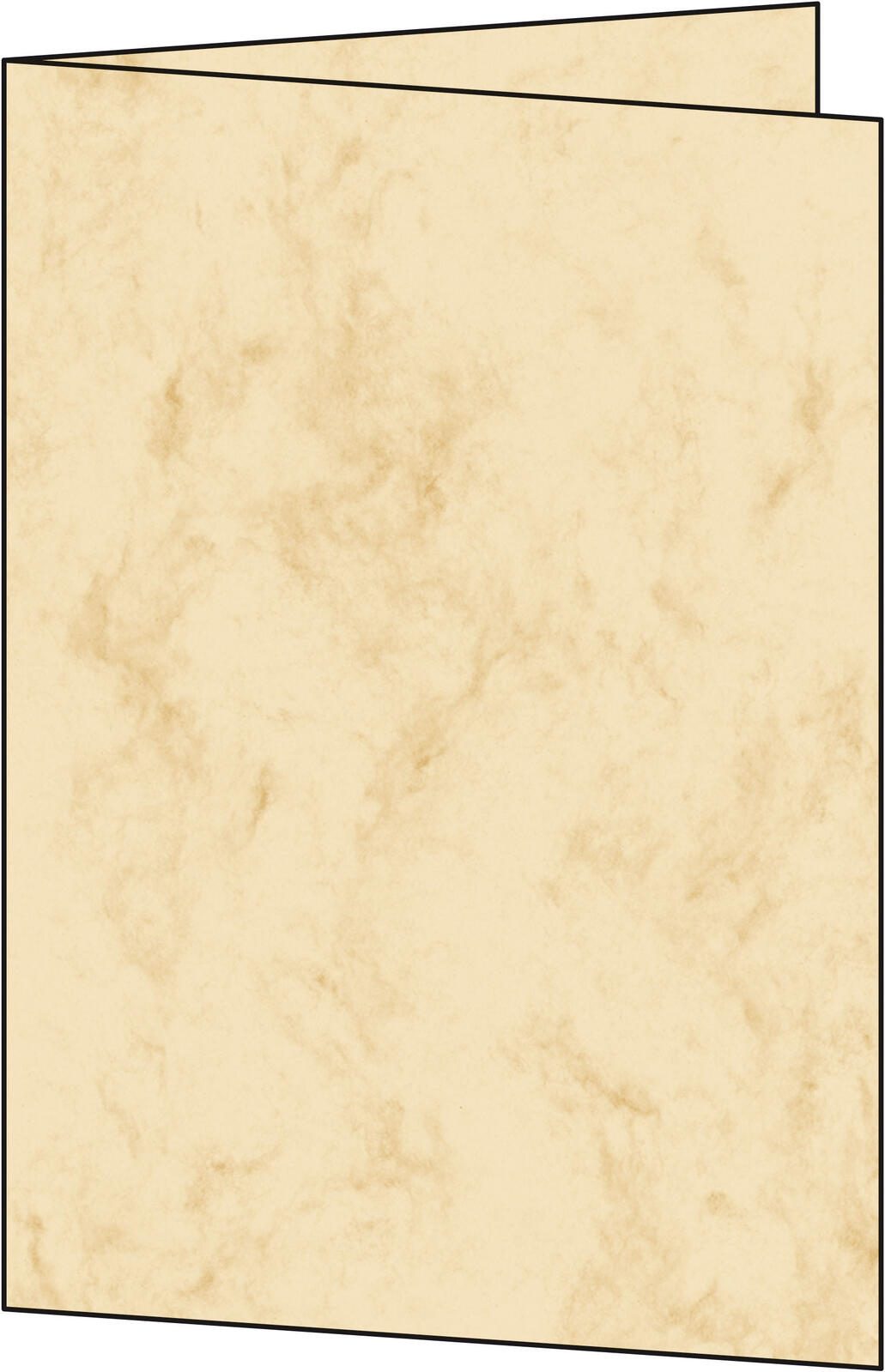 SIGEL Faltkarten DIN A5 beige