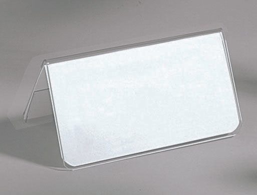 DURABLE Tischnamensschilder transparent 10 cm x 5.2 cm