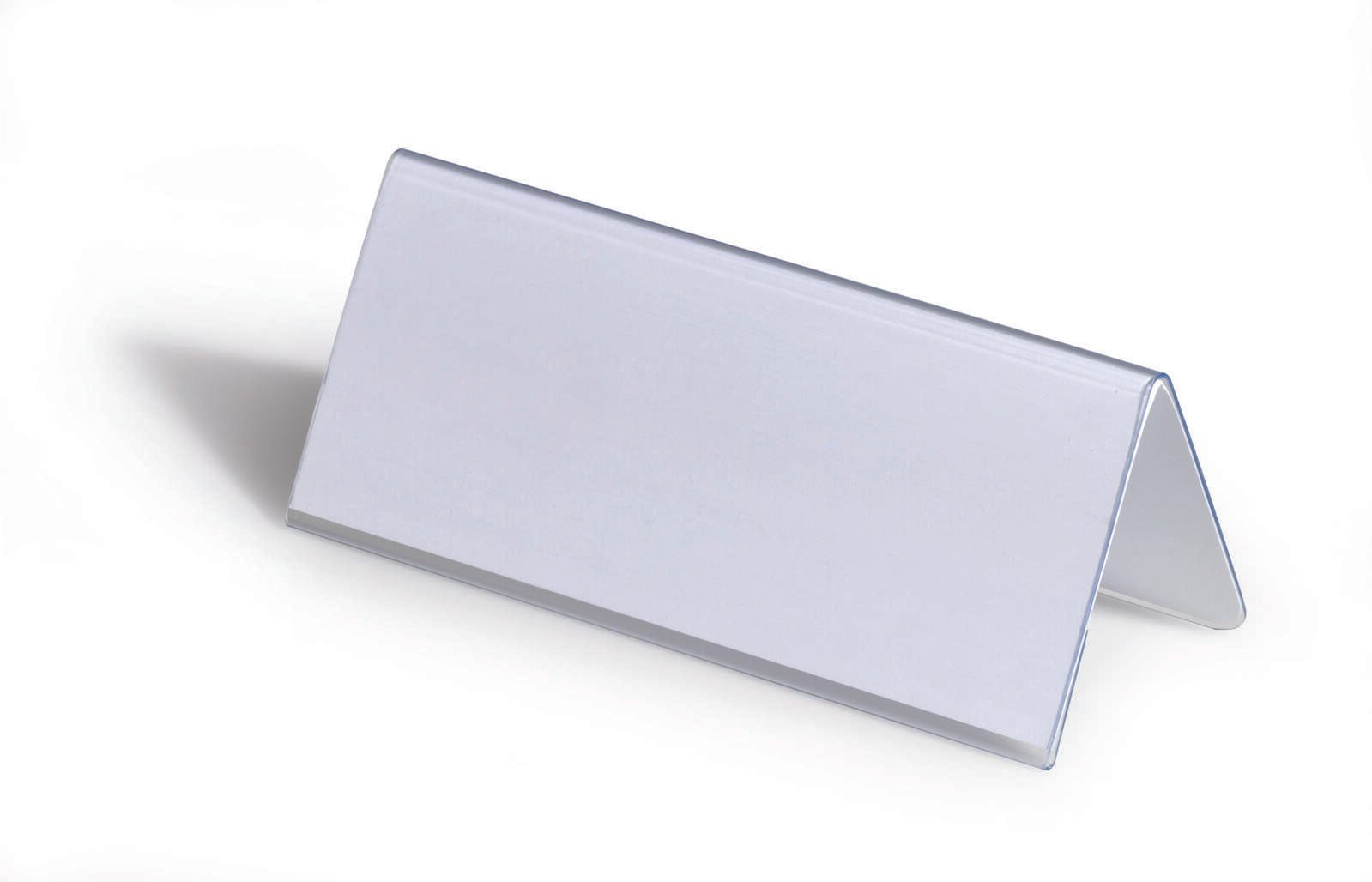 DURABLE Tischnamensschilder transparent 15 cm x 6.1 cm