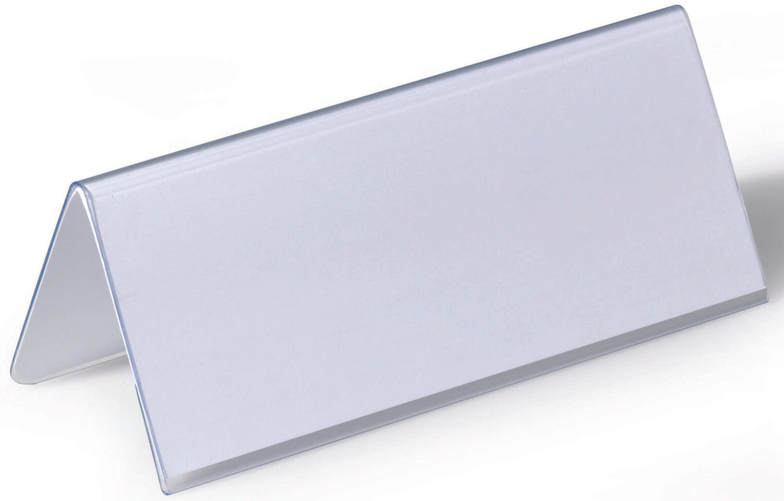 DURABLE Tischnamensschilder transparent 15 cm x 6.1 cm