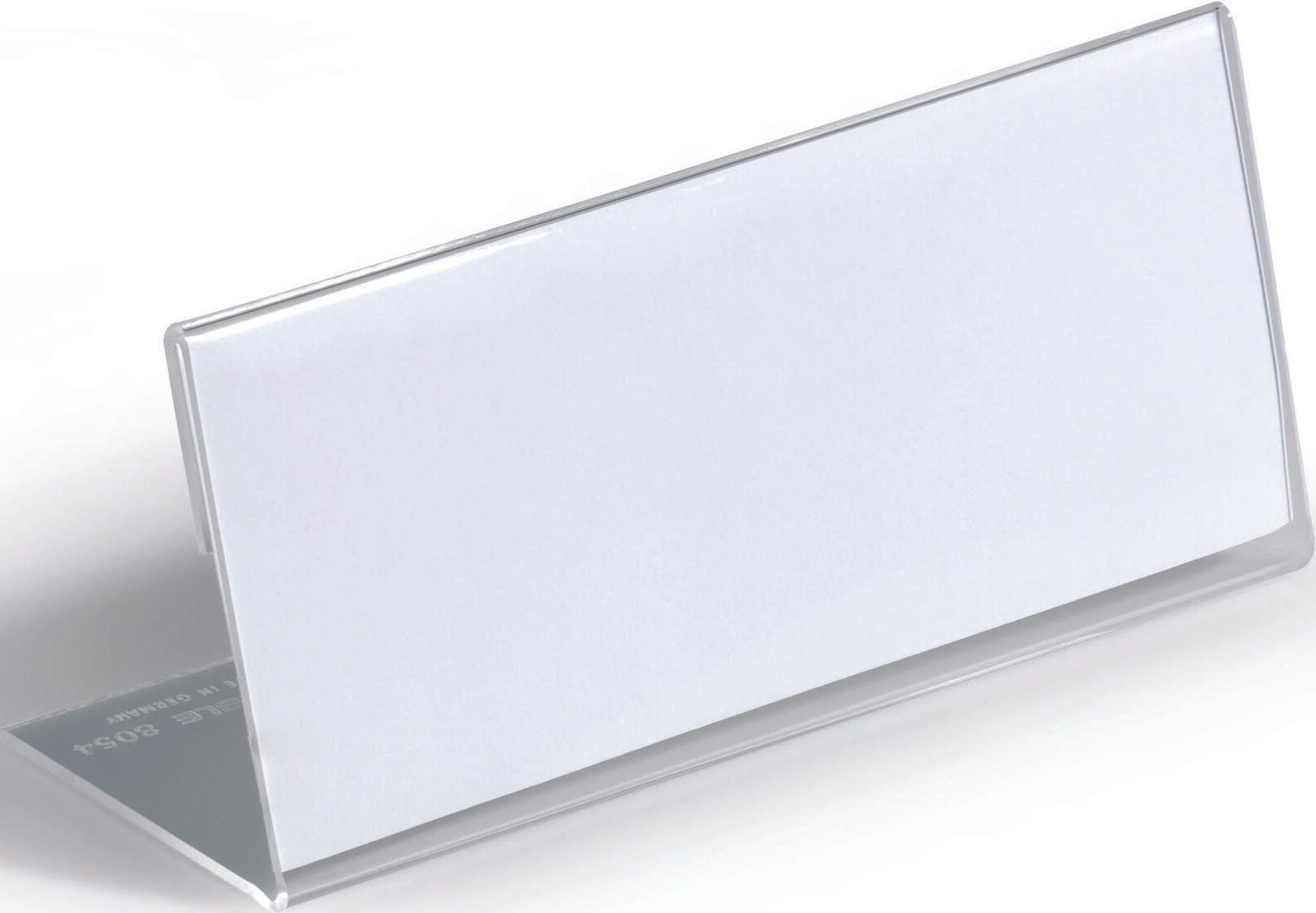 DURABLE Tischnamensschilder transparent 15 cm x 6.1 cm