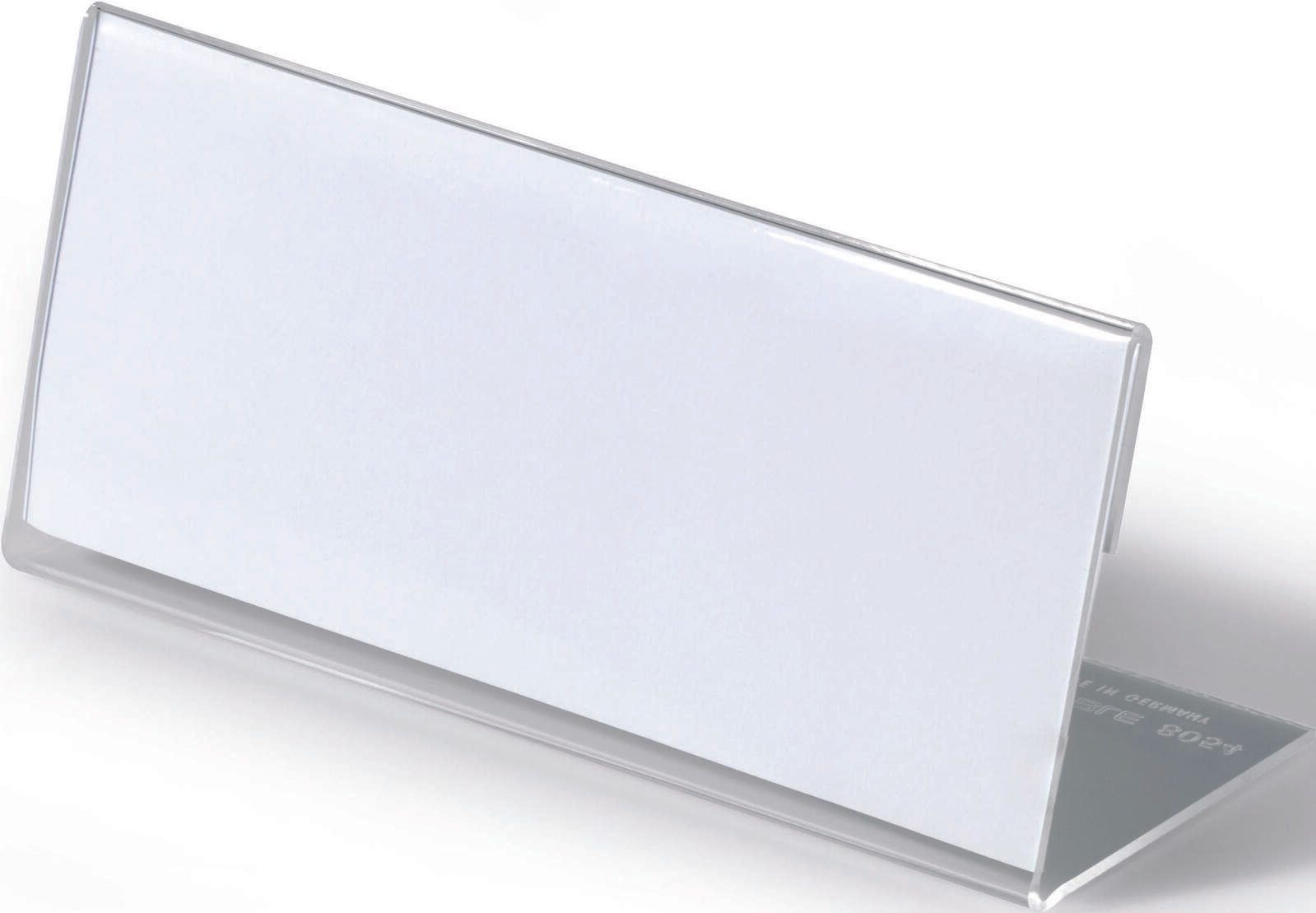 DURABLE Tischnamensschilder transparent 15 cm x 6.1 cm