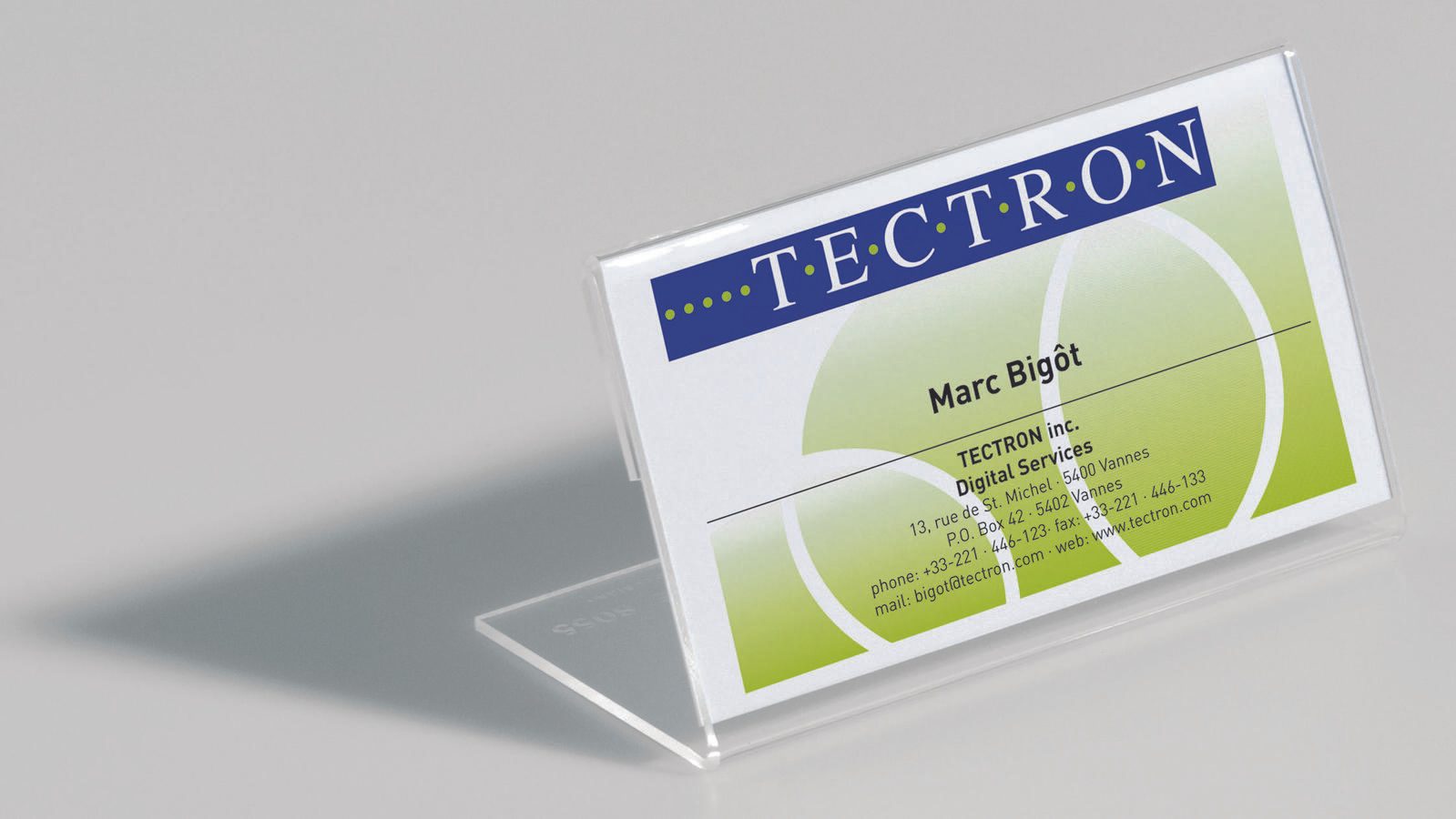 DURABLE Tischnamensschilder transparent 15 cm x 6.1 cm