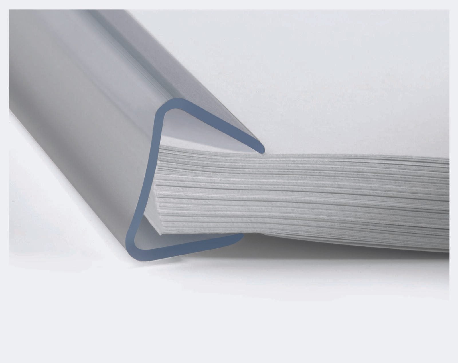 DURABLE Klemmschienen DIN A4 1.2 cm transparent