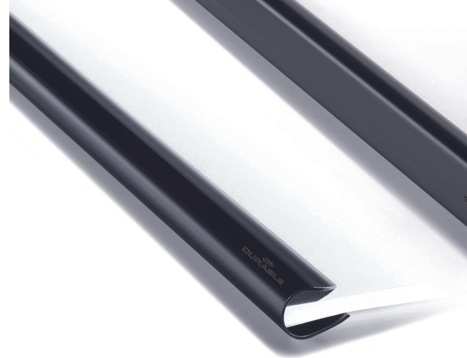 DURABLE Klemmschienen DIN A4 0.6 cm schwarz
