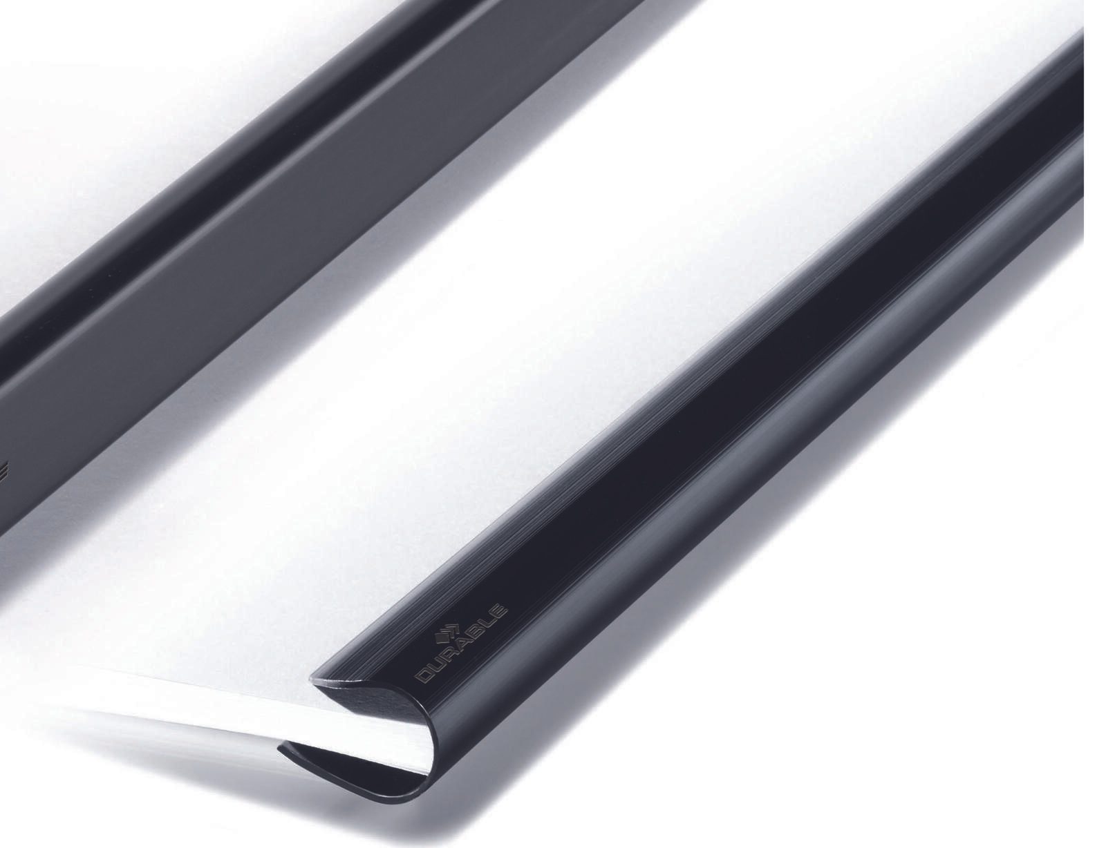 DURABLE Klemmschienen DIN A4 0.6 cm schwarz