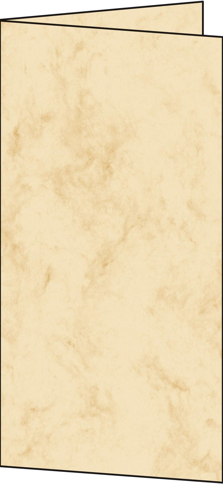 SIGEL Faltkarten DIN lang beige