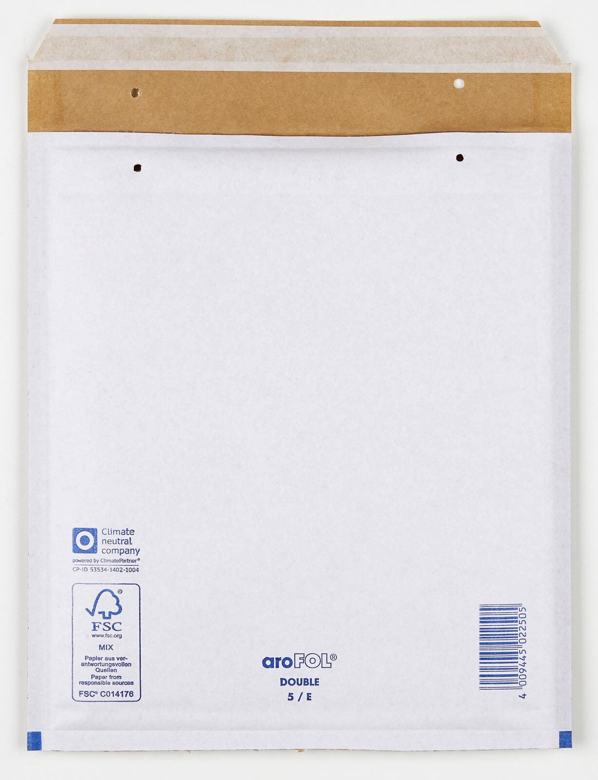 aroFOL® DOUBLE 5/E Luftpolstertaschen für DIN C5 grauweiß