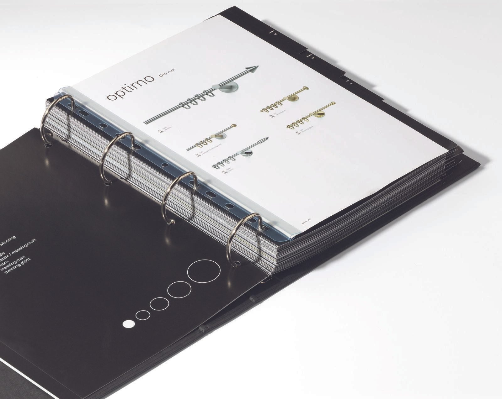 DURABLE Klemmschienen mit Abheftleiste DIN A4 0.3 cm transparent