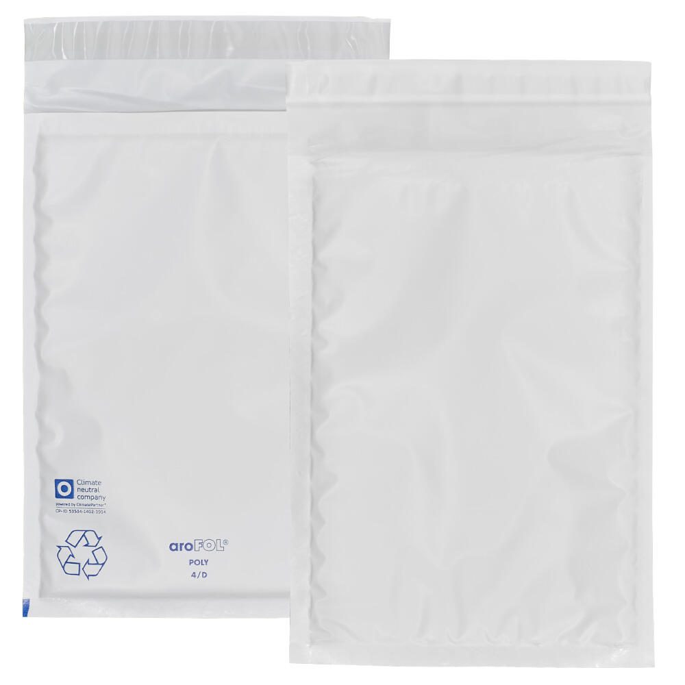 aroFOL® POLY 4/D Luftpolstertaschen für A5 weiß
