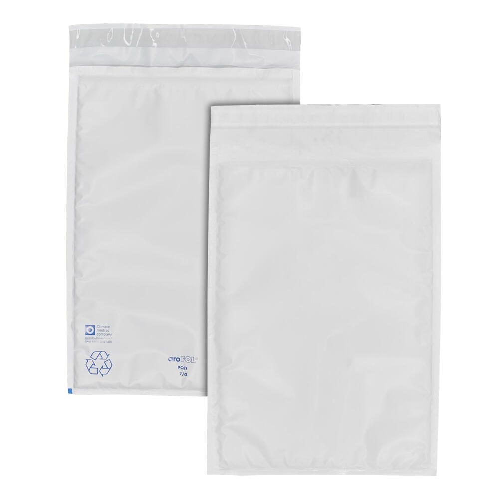aroFOL® POLY 7/G Luftpolstertaschen für DIN A4 weiß