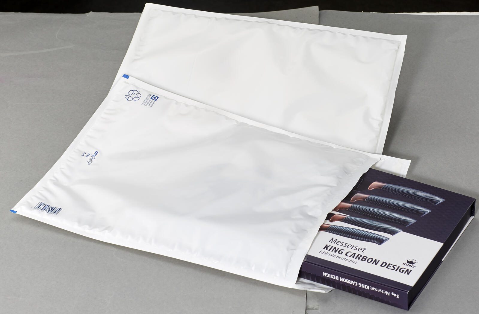 aroFOL® POLY 10/K Luftpolstertaschen für DIN B3 weiß