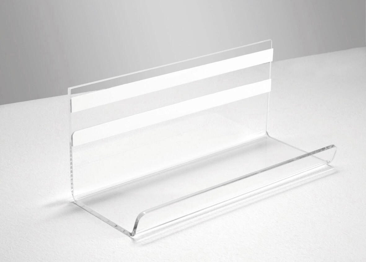 SIGEL artverum Stiftablage 17,0 x 7,0 x 7,5 cm glasklar