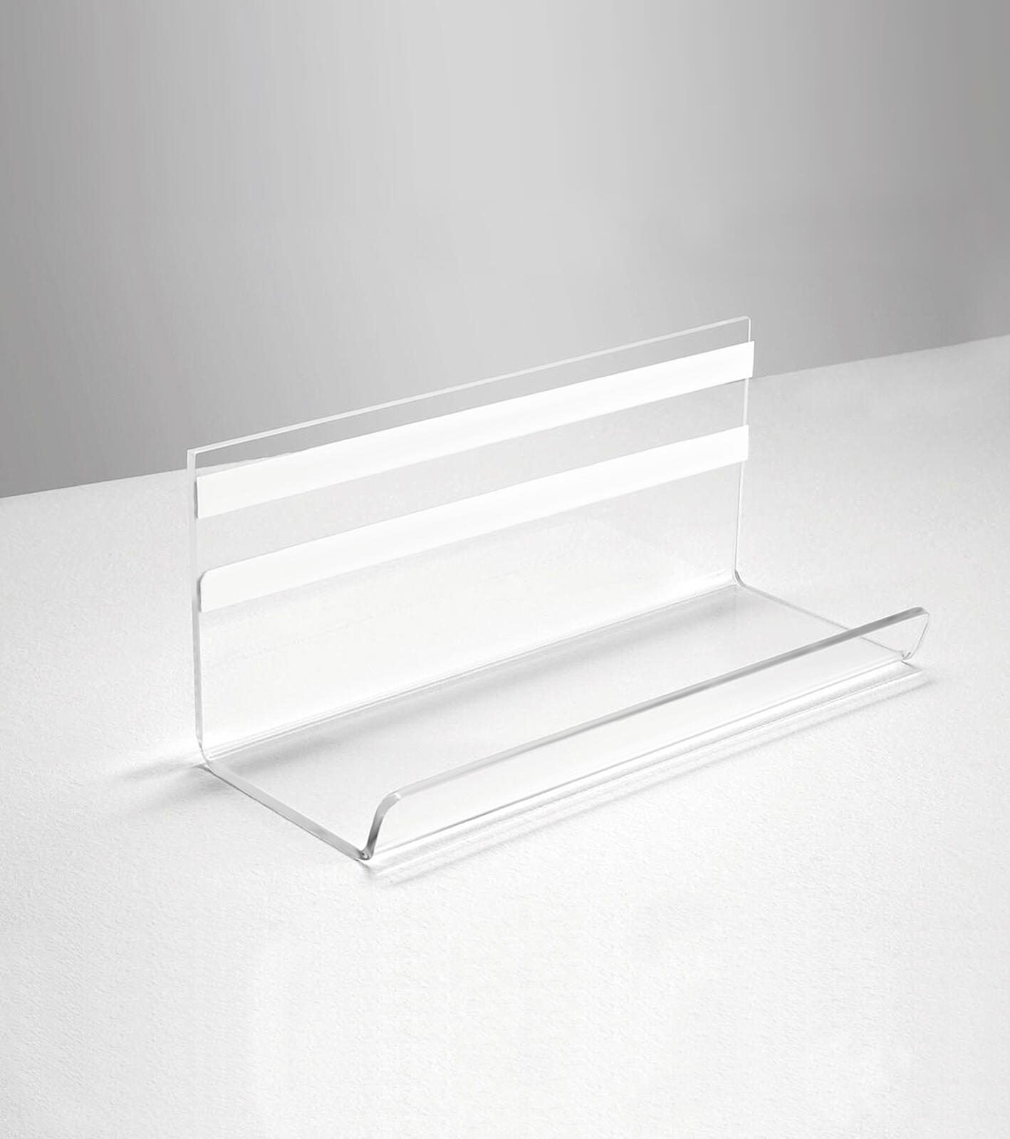 SIGEL artverum Stiftablage 17,0 x 7,0 x 7,5 cm glasklar