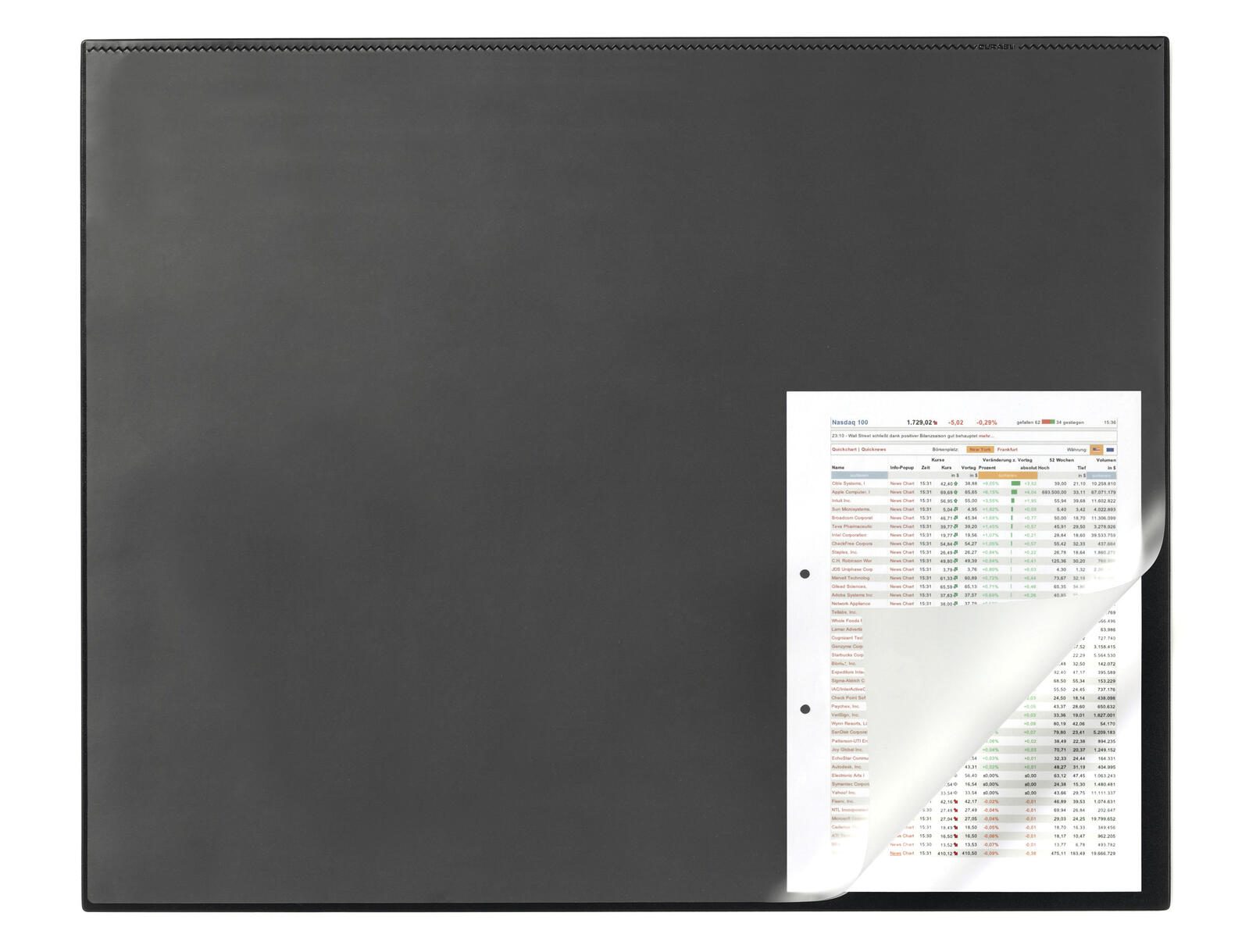 DURABLE Schreibtischunterlage 65,0 x 52,0 cm schwarz