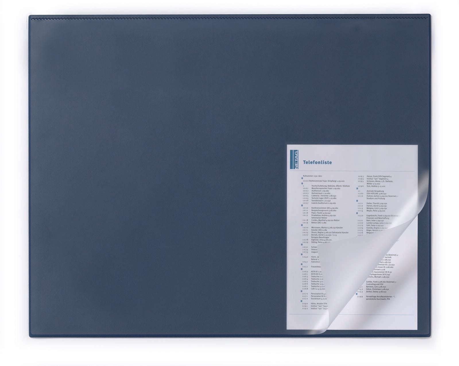 DURABLE Schreibtischunterlage 65,0 x 52,0 cm dunkelblau