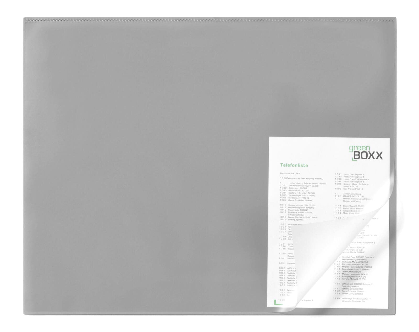 DURABLE Schreibtischunterlage 65,0 x 52,0 cm grau