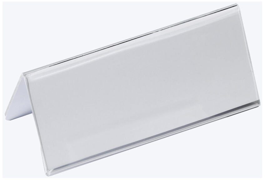DURABLE Tischnamensschilder transparent 15 cm x 6.1 cm