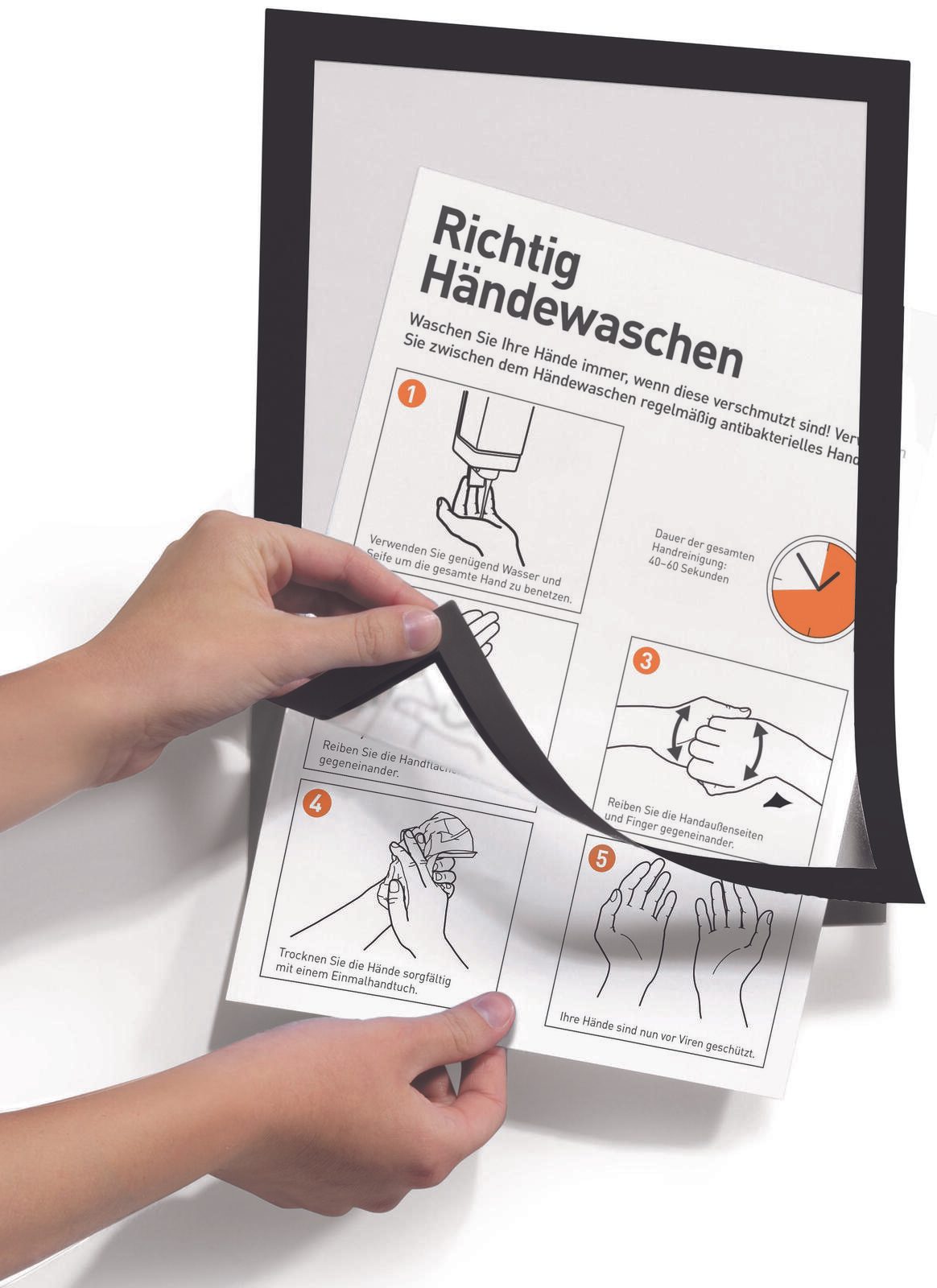 DURABLE Magnetrahmen DURAFRAME® MAGNETIC A4 A4