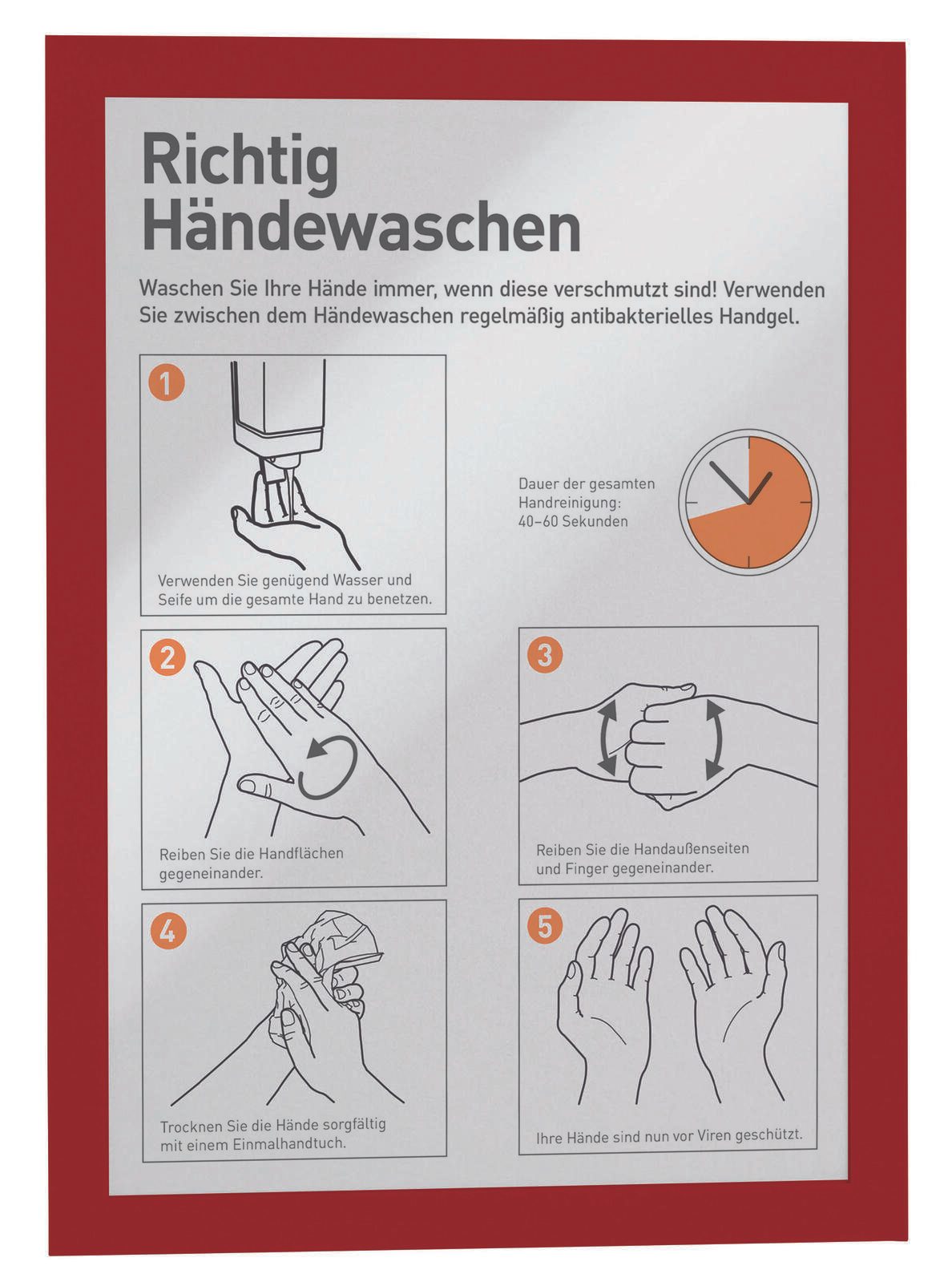 DURABLE Magnetrahmen DURAFRAME® MAGNETIC A4 A4