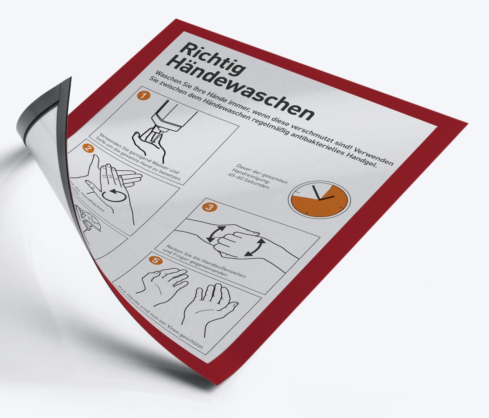 DURABLE Magnetrahmen DURAFRAME® MAGNETIC A4 A4