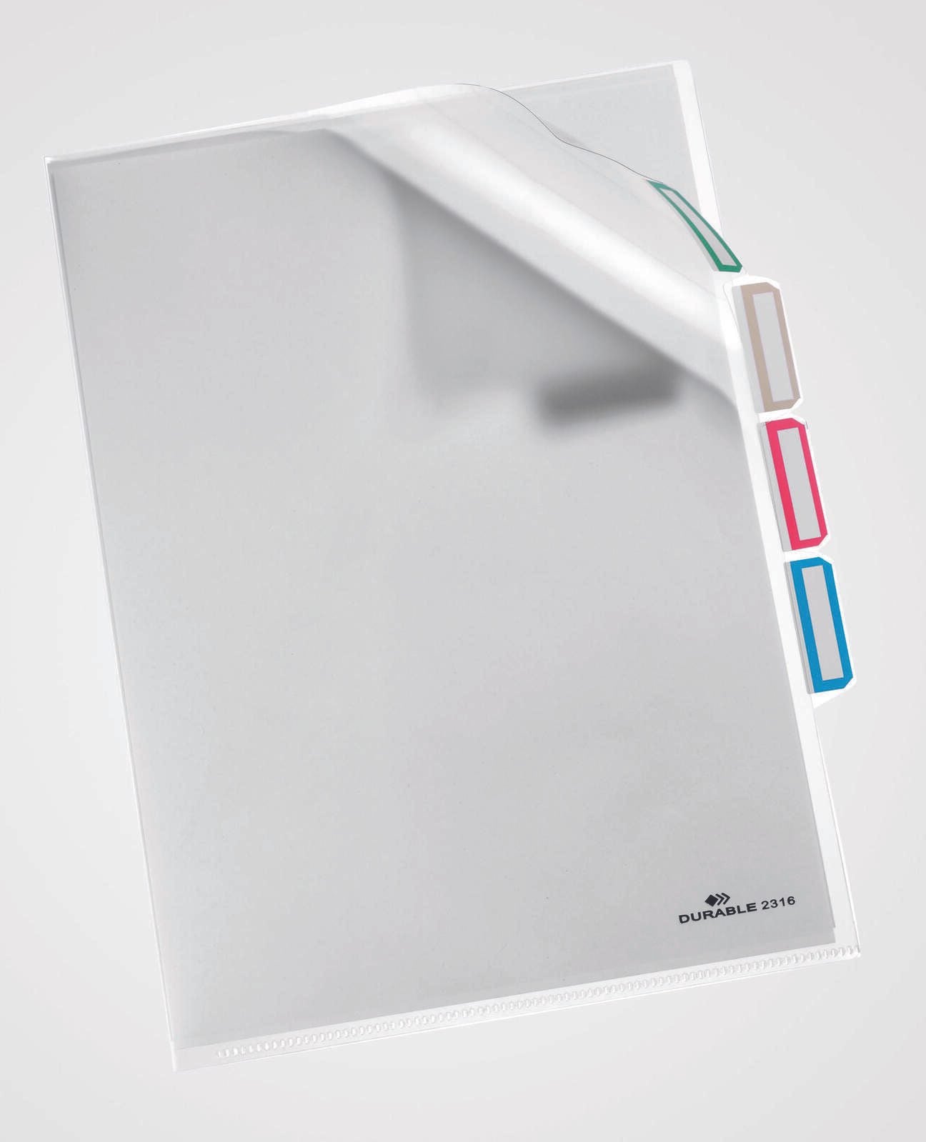 DURABLE Organisationshüllen DIN A4 0.16 mm transparent