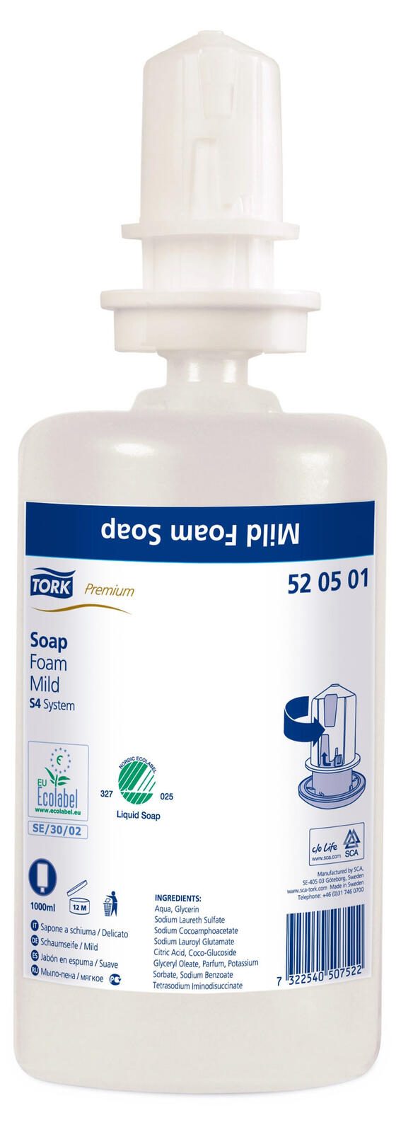TORK Premium Mild Schaumseife 1,0 l