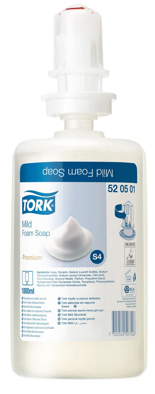 TORK Premium Mild Schaumseife 1,0 l