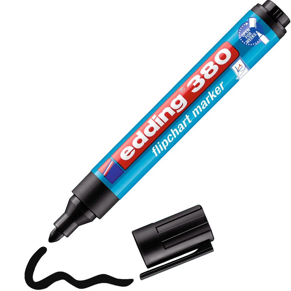 edding 380 Flipchart-Marker 1.5 - 3.0 mm Schwarz