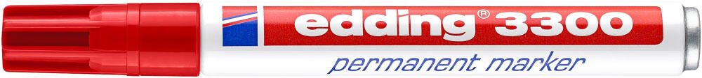 edding 3300 Permanentmarker 1.0 - 5.0 mm Rot