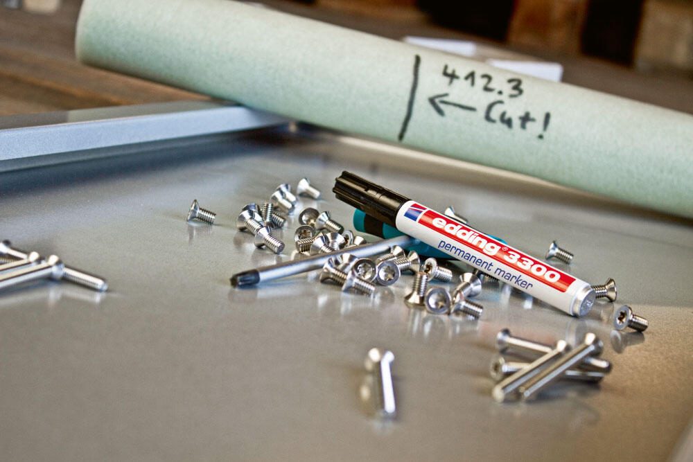 edding 3300 Permanentmarker 1.0 - 5.0 mm Rot